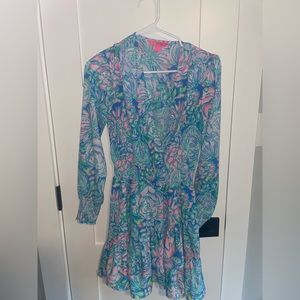 Lilly Pulitzer size 00 Christians Dress In Full Bloom Rare